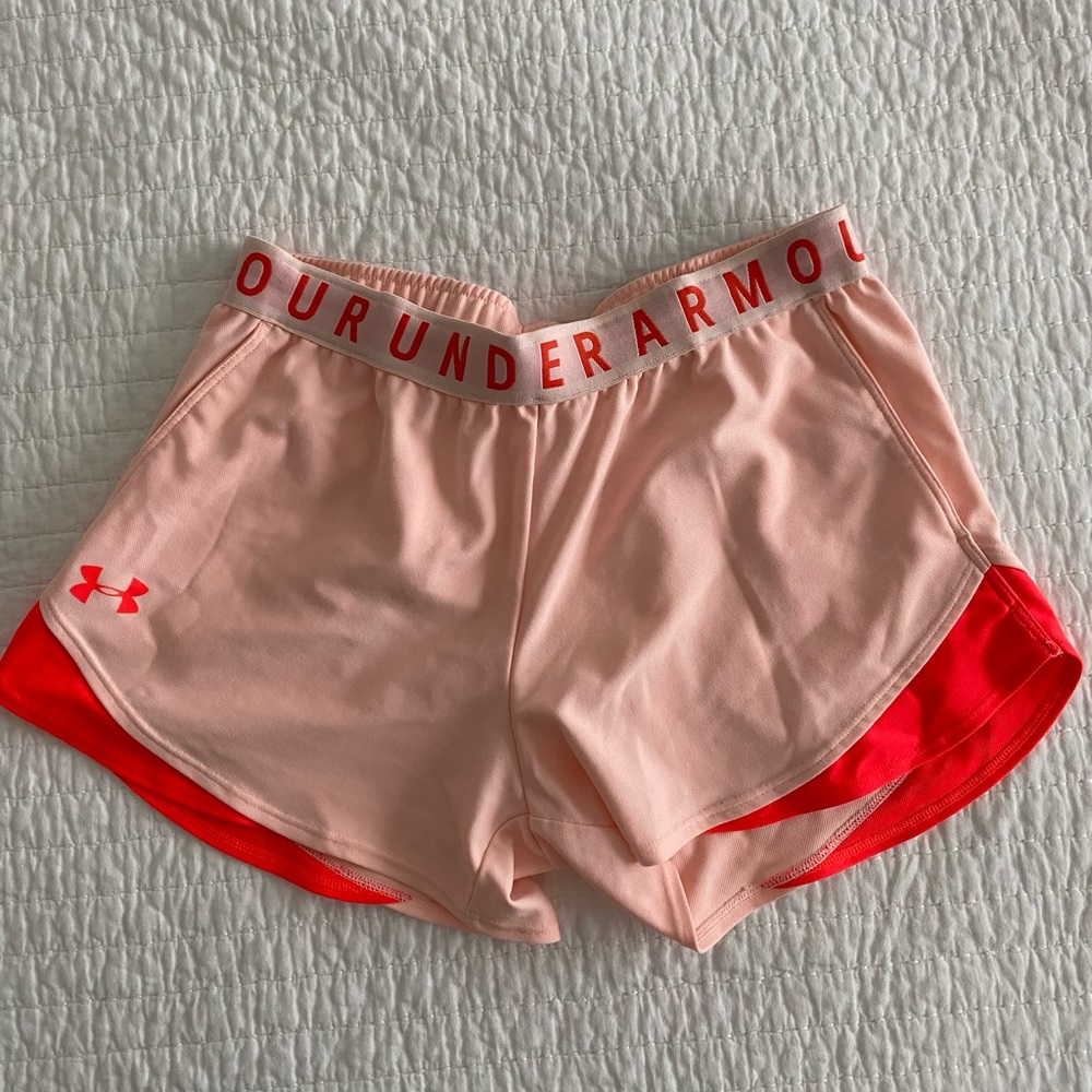 Light pink/pink Under Armour shorts
